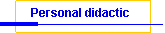 personal didactic